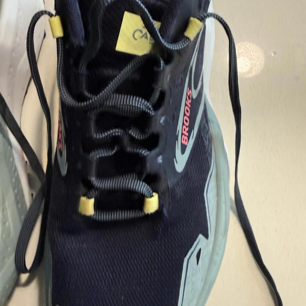 Brooks Caldera 7 Trail Running Shoe Grey Blue Women 9.5 Athletic Walking Hiking - Picture 9 of 9